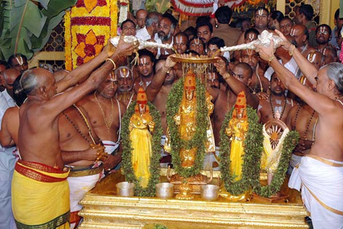 Sudarshana Chakra is the discus weapon of Lord Vishnu/Krishna which is usually used for the ultimate destruction of an enemy and protecting good over eveil.